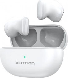 Vention T12 bezprzewodowe słuchawki TWS (białe)