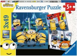Ravensburger puzzle wesołe Minionki 3 x 49 elementów