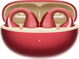 Bezprzewodowe słuchawki qcy crossky clip c30s czerwone