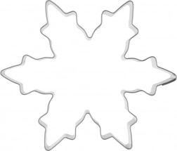 Metalowa foremka do wycinania Śnieżynka 10 cm