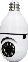 Bezprzewodowa kamera IP Wi‑Fi w kształcie żarówki E27 30 W do monitoringu domu – 1 sztuka