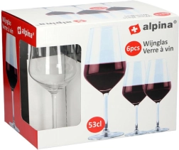 Kieliszki do czerwonego wina Alpina 530 ml (6 szt.)