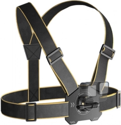 PULUZ pas piersiowy do kamer sportowych (czarny)