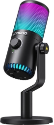 gamingowy mikrofon USB Maono DM30RGB z podświetleniem RGB (czarny)