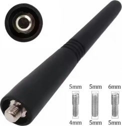 Antena samochodowa AM-FM 9cm czarna