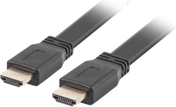 Czarny płaski kabel HDMI v2.0 5 m