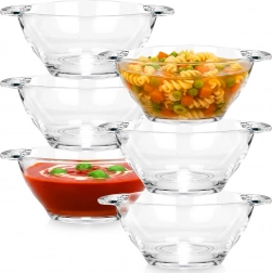 Szklane miski do zupy 420 ml, zestaw 6 szt.