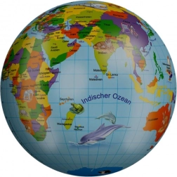 Piłka sportowa globus 23 cm