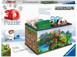 Ravensburger 3D puzzle MINECRAFT skrzynia na skarby (108 elementów)