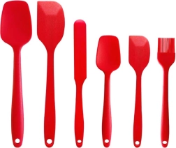 Da144 zestaw narzędzi kuchennych 6 el czerwony