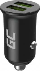ładowarka samochodowa GREENCELL PowerRide Nano 36W, 2× USB-A, szybkie ładowanie Ultra Charge