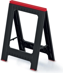 Składane kozły budowlane TITAN STAND, zestaw 2 szt., czarne