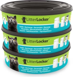 LitterLocker wkłady do kosza na żwirek dla kota (3 szt.)