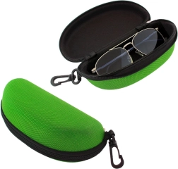 Ag177g twarde etui na okulary zielone