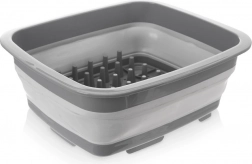 Składana silikonowa suszarka do naczyń 37 × 31,5 × 14,5 cm