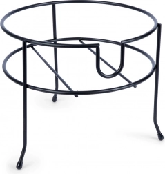 Metalowy stojak na dyspenser do napojów z kranikiem, czarny, 23 cm