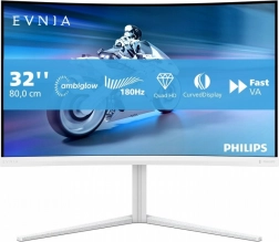 zakrzywiony monitor do gier 31,5" Philips Evnia 180 Hz z Ambiglow