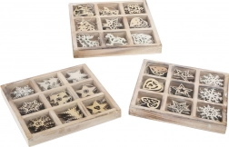 Zestaw drewnianych ozdób świątecznych Small Foot