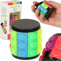 Logiczna układanka obrotowy walec – 3 rzędy