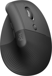 Ergonomiczna pionowa mysz Logitech Lift for Business, grafitowa