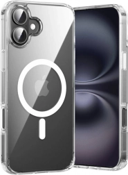 Przezroczyste etui Vention do iPhone 16 Plus z MagSafe