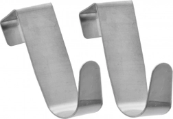 Stalowe haczyki na drzwi, zestaw 2 szt.