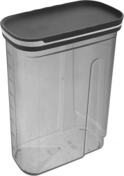 Dozowany pojemnik na sypkie produkty GREY 2,7 l