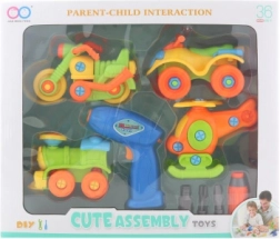 Zestaw wkrętarski Pojazdy dla dzieci