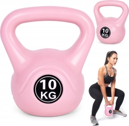 Kettlebell 10 kg różowy ModernHome