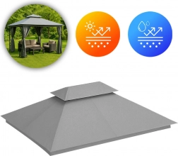 Zapasowy dach do ogrodowej altany 3x4 m szary MultiGarden
