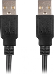 Kabel USB-A M/M 2.0 1,8 m czarny