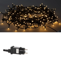Łańcuch świetlny LED 1000 diod, ciepła biel z chłodnym efektem flash, 50 m