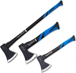 Zestaw siekier 600 g + 1000 g + 1800 g z kompozytowym trzonkiem