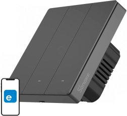 Inteligentny włącznik ścienny Sonoff M5 z Wi‑Fi, 3‑kanałowy
