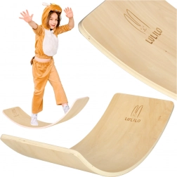 Drewniana deska balansująca Lulilo dla dzieci i dorosłych