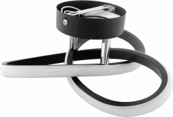 Zd77b plafon LED nowoczesny 12,5 W czarny