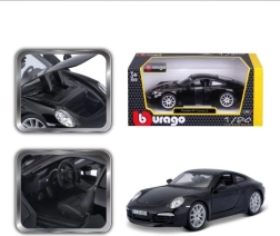 Model auta BBURAGO PORSCHE 911 Carrera S 1:24 czarna