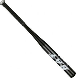 Aluminiowy kij baseballowy 25" (64 cm) – lekki treningowy, czarny