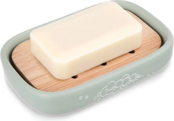 Mydelniczka GREENISH z zasobnikiem i bambusową wkładką