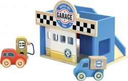 Vilac mały drewniany garaż Vilacity z autkami