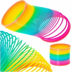 Magiczna tęczowa sprężyna