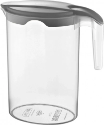 Plastowy dzbanek z pokrywką 1,75 l