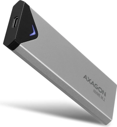 Aluminiowa obudowa AXAGON do zewnętrznego dysku USB‑C 3.2 Gen 2 - M.2 NVMe SSD szara