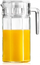 Szklany dzbanek z pokrywką 1,5 l