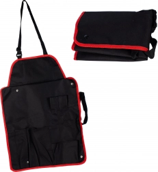 Fartuch do grilla z kieszeniami i regulowanym paskiem