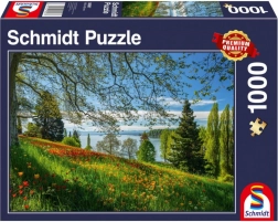 Puzzle Kwitnące tulipany na wyspie Mainau 1000 elementów