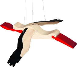 Drewniany bocian do zawieszenia FAUNA