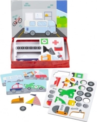 Bigjigs Toys magnetyczne puzzle mechanik
