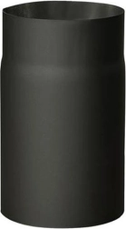 Rura dymowa 120 mm, długość 250 mm, grubość 1,5 mm, czarna