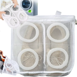 siatkowy worek do prania dziecięcego obuwia z zamkiem